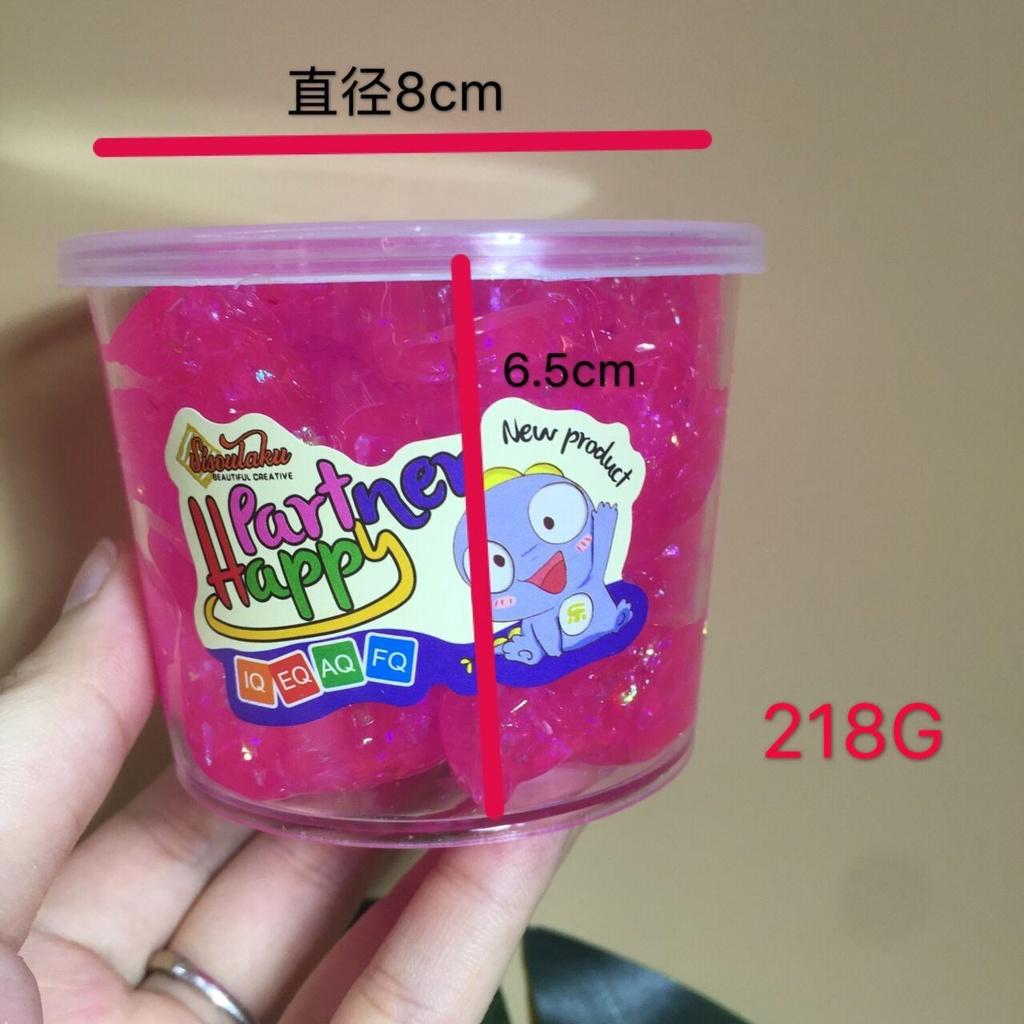 Slime âu to tròn 200ML nhũ kim tuyến giấy 9 màu cực đẹp Đồ chơi hũ slam chất nhờn ma quái squishy