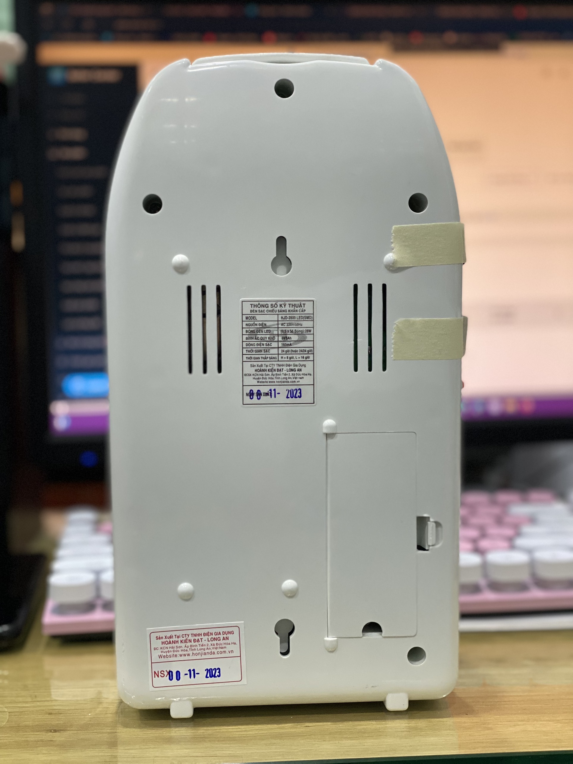 Hình ảnh Đèn sạc tích điện chiếu sáng khẩn cấp Honjianda HJD-3500 LED - Hàng chính hãng