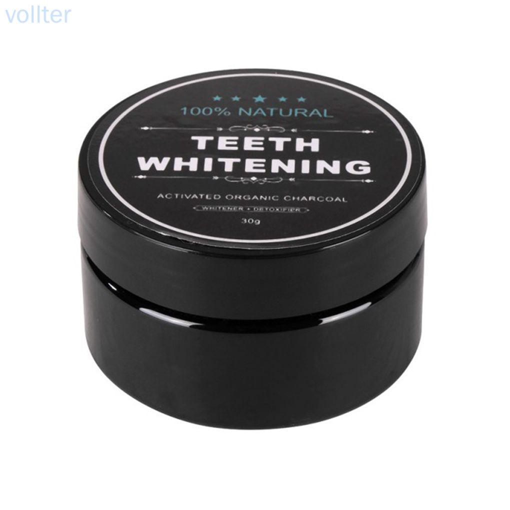 30g Teeth Whitening Scaling Powder Oral Hygiene Cleaning Premium Activated Bamboo Charcoal Powder -VOLLTER