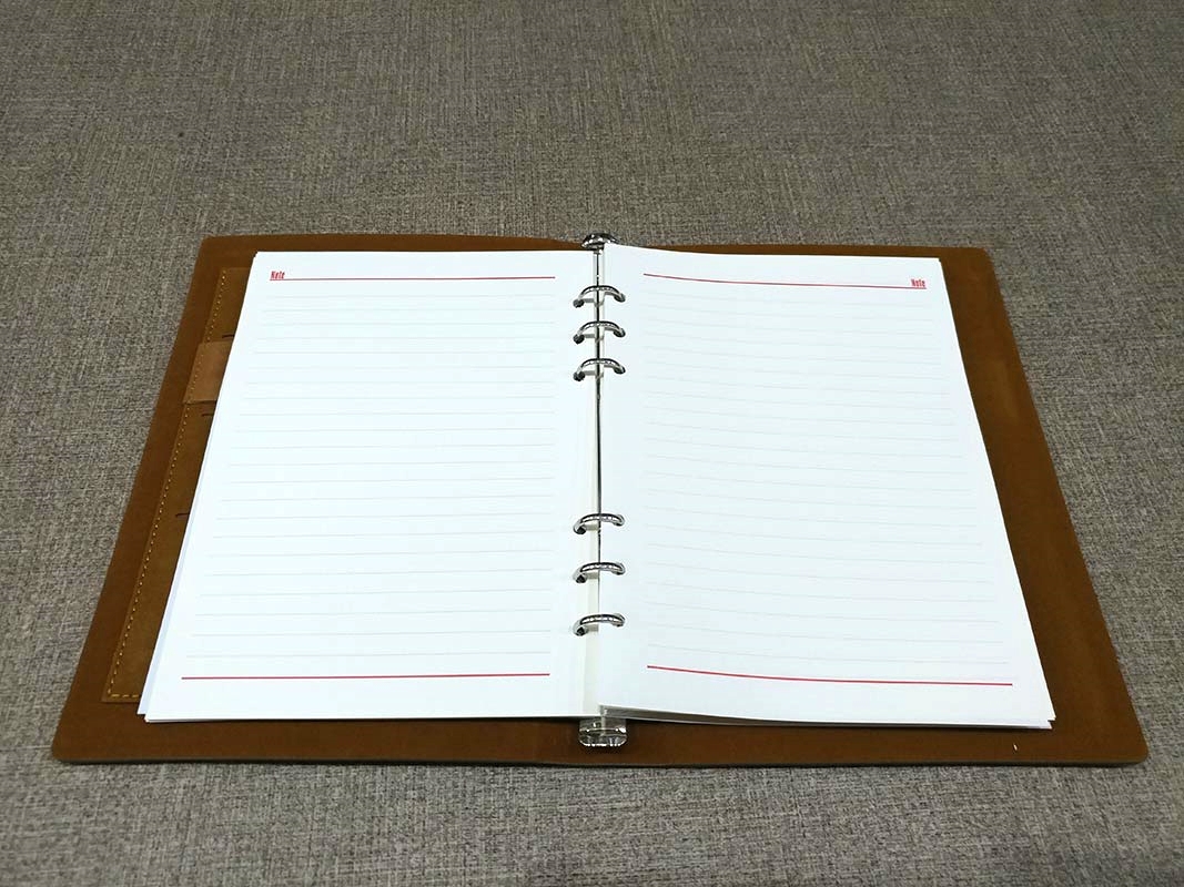 Sổ Bìa Da SC 06-19 - Mẫu 2 - Màu Xám