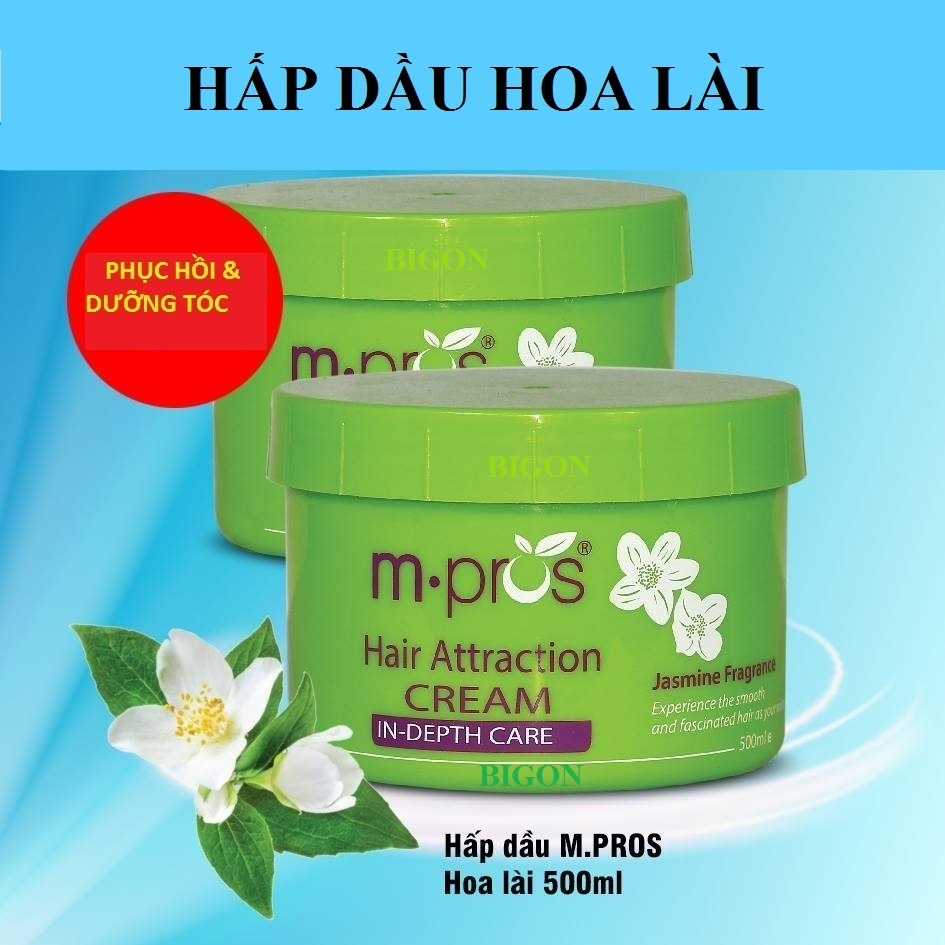 Dầu Hấp Dưỡng Tóc Tinh Chất Hoa Lài M.PROS 500ml