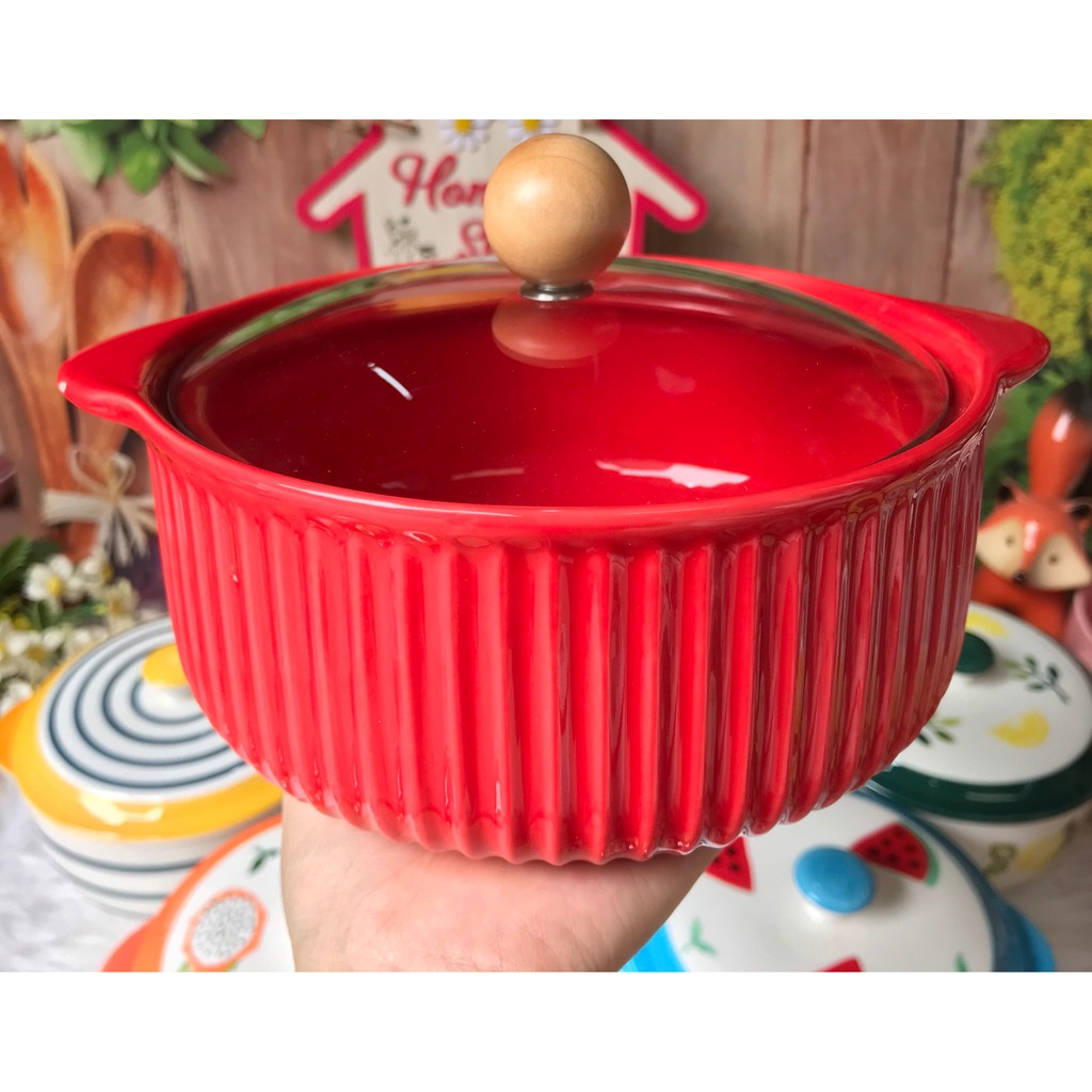 Bát Đĩa Decor Nồi Nắp Kính, Tô Mì Sứ Bộ Chén Bát Dĩa Decor Cao Cấp