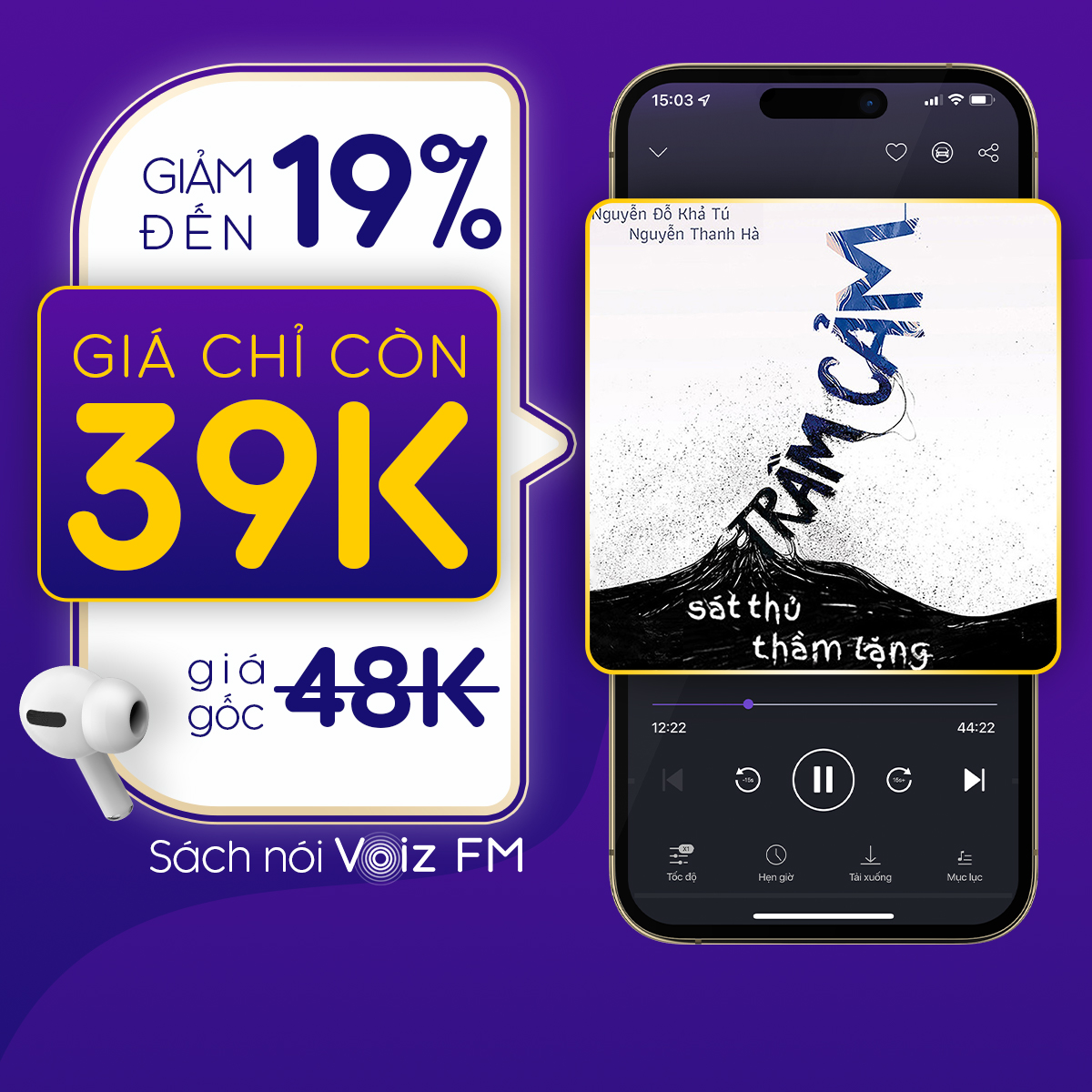 Voiz FM - Voucher nghe Sách Nói