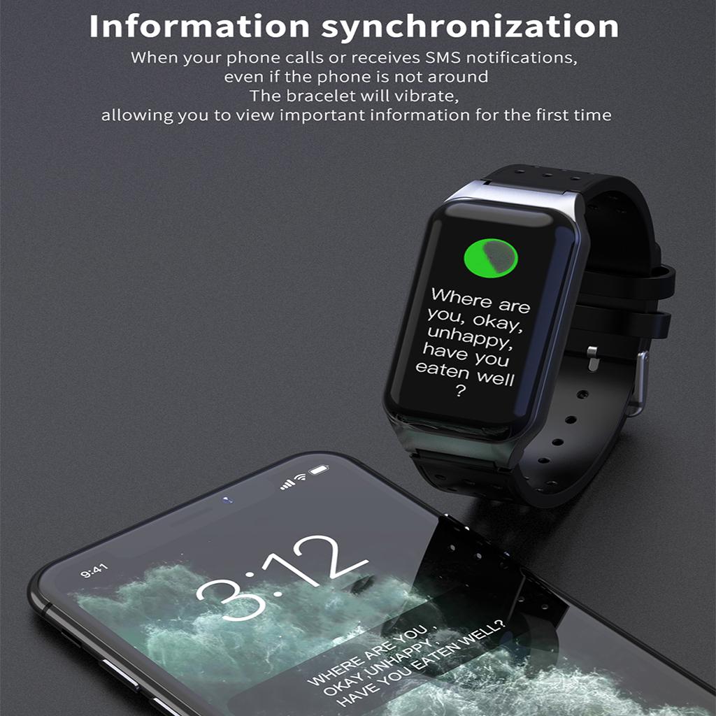 Wireless Headset TWS In-ear Bluetooth Earphone Sport Mini Smart Watch Wristband