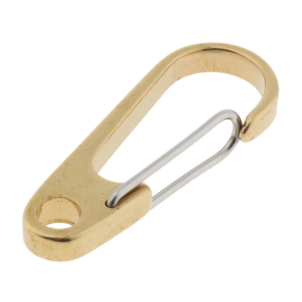 Quickdraw Spring Snap Clip Hook Key Carabiner Keychain Hanging Buckle Clasps