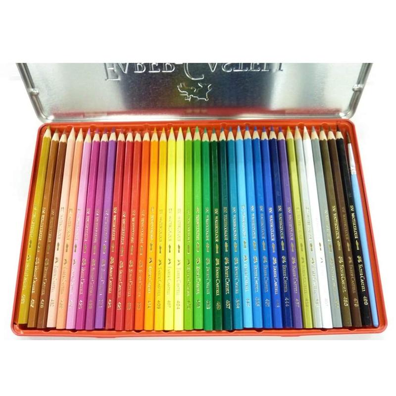 Faber-Castell-Chì Màu Rl Ws Parrot-36 Màu Dài (Hộp Thiếc)