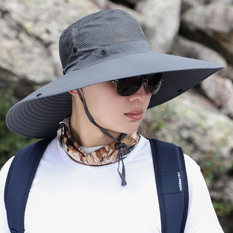 Mũ Chống Nắng Nam / Mũ Rộng Vành Nam / Nón Chống Nắng / Mũ Tai Bèo Vành Rộng Chống Tia UV Thời Trang Mùa Hè Cho Nam