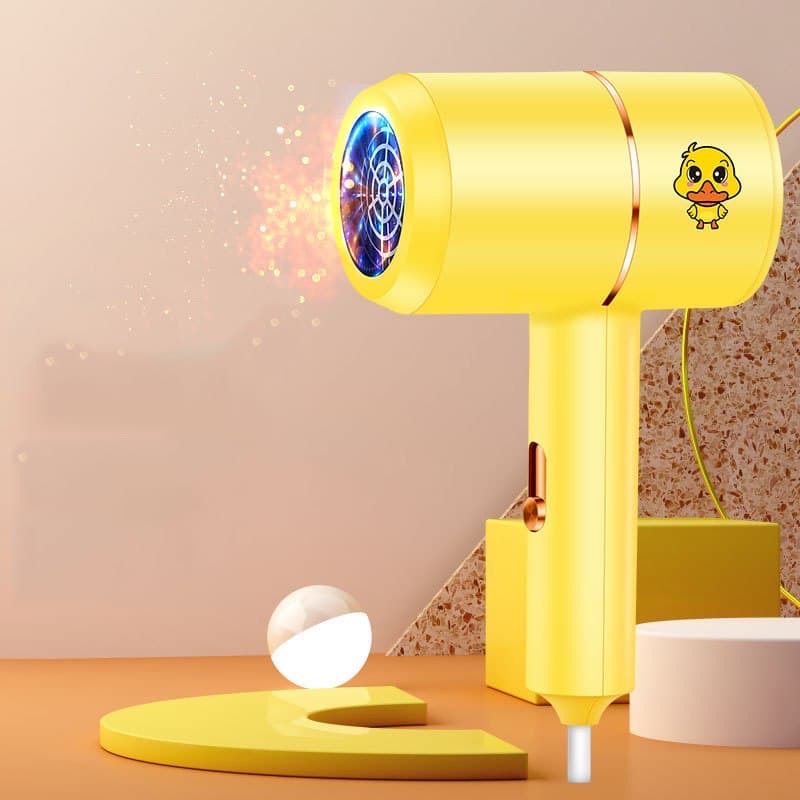 Sấy tóc con vịt vàng   mini , phụ kiện làm đẹp không thể thiếu của chị e phụ nữ