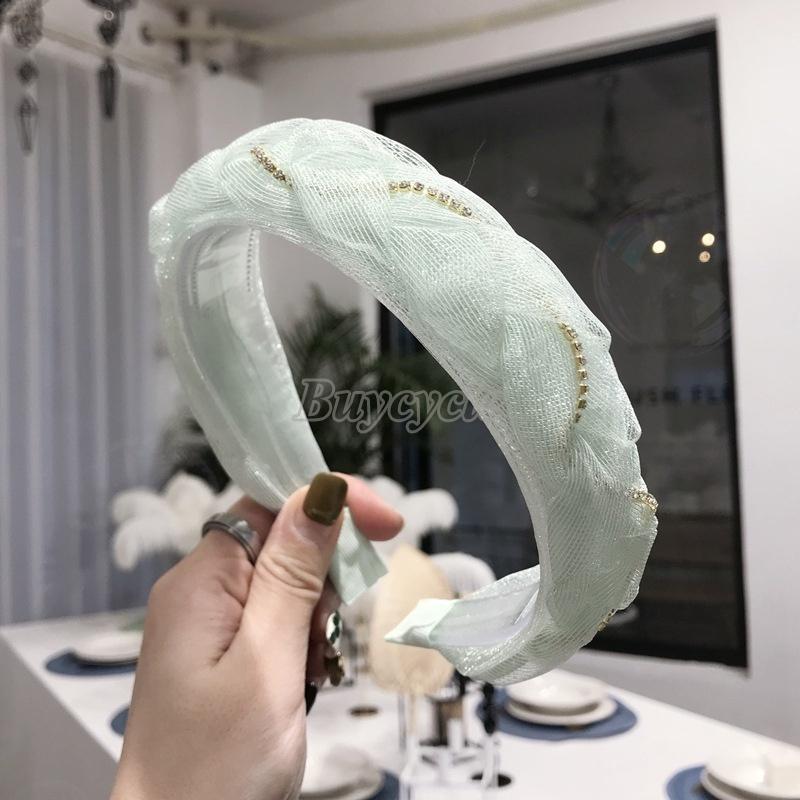 Băng đô ren lưới cho cô dâu