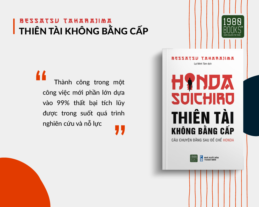 Sách - Honda Soichiro - Thiên Tài Không Bằng Cấp