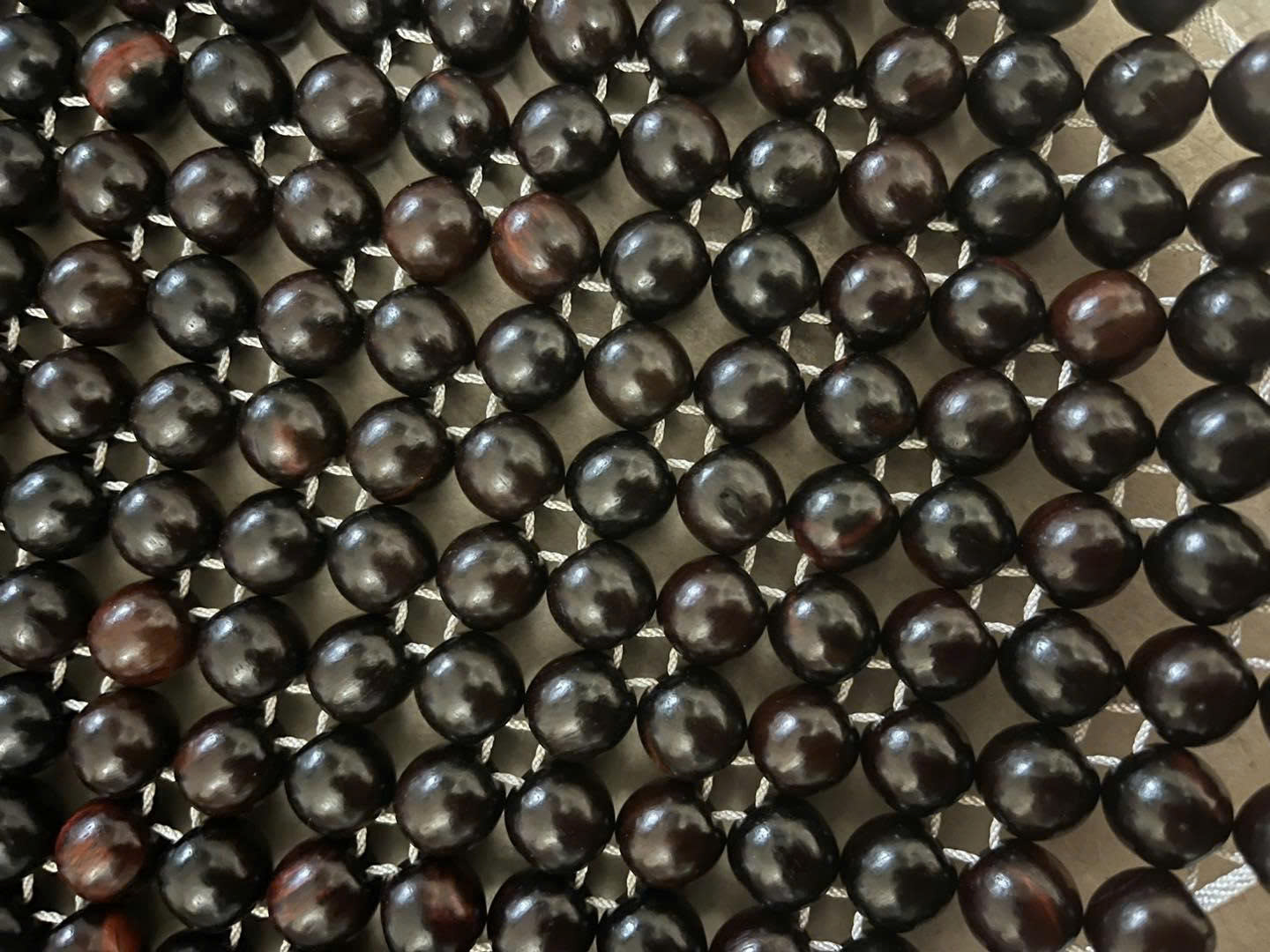 Chiếu Hạt Gỗ Mun Cao Cấp - Kích Thước 1,5mx1,9m ( video , hình thật )