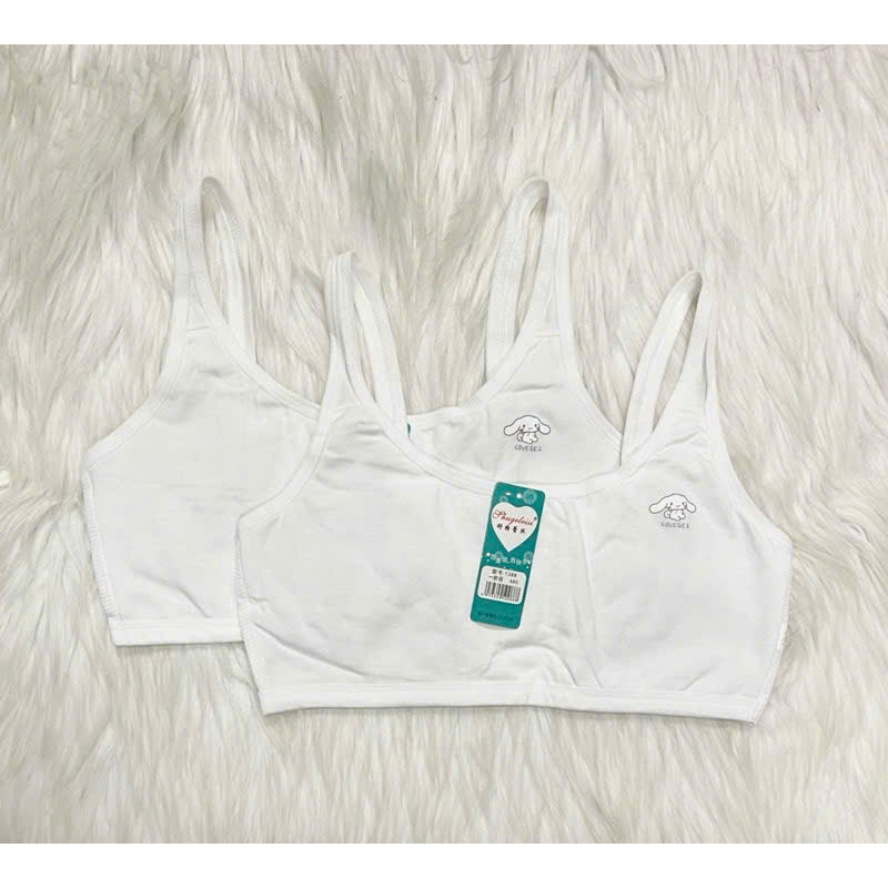 Áo Lá Học Sinh 1388 Mẫu Thỏ Cotton Mút Mỏng Lưng Có Thông Hơi