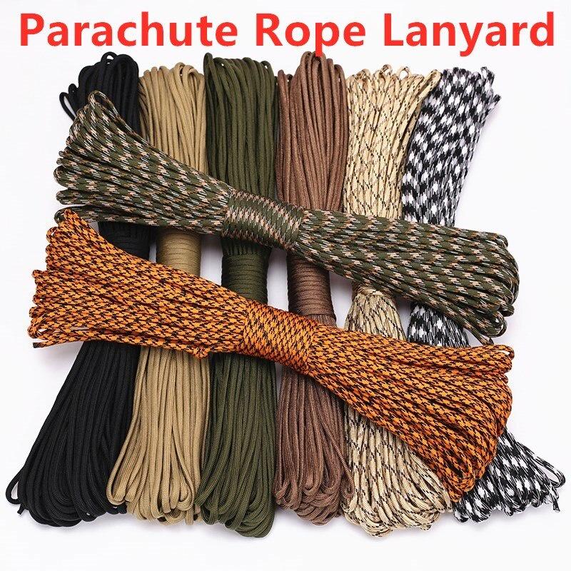 1PC Hot 5M Dia.4mm 9 stand Cores Rope For Survival Parachute Cord Lanyard Climbing Camping Rope Hiking Clothesline