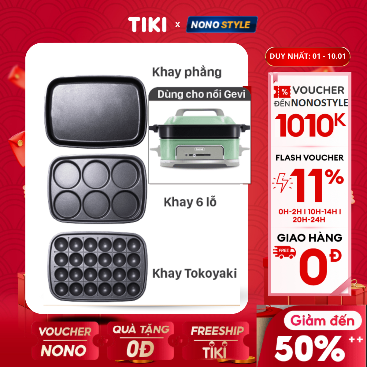 Phụ Kiện Bộ Nồi Đa Năng GEVI - Hàng Chính Hãng