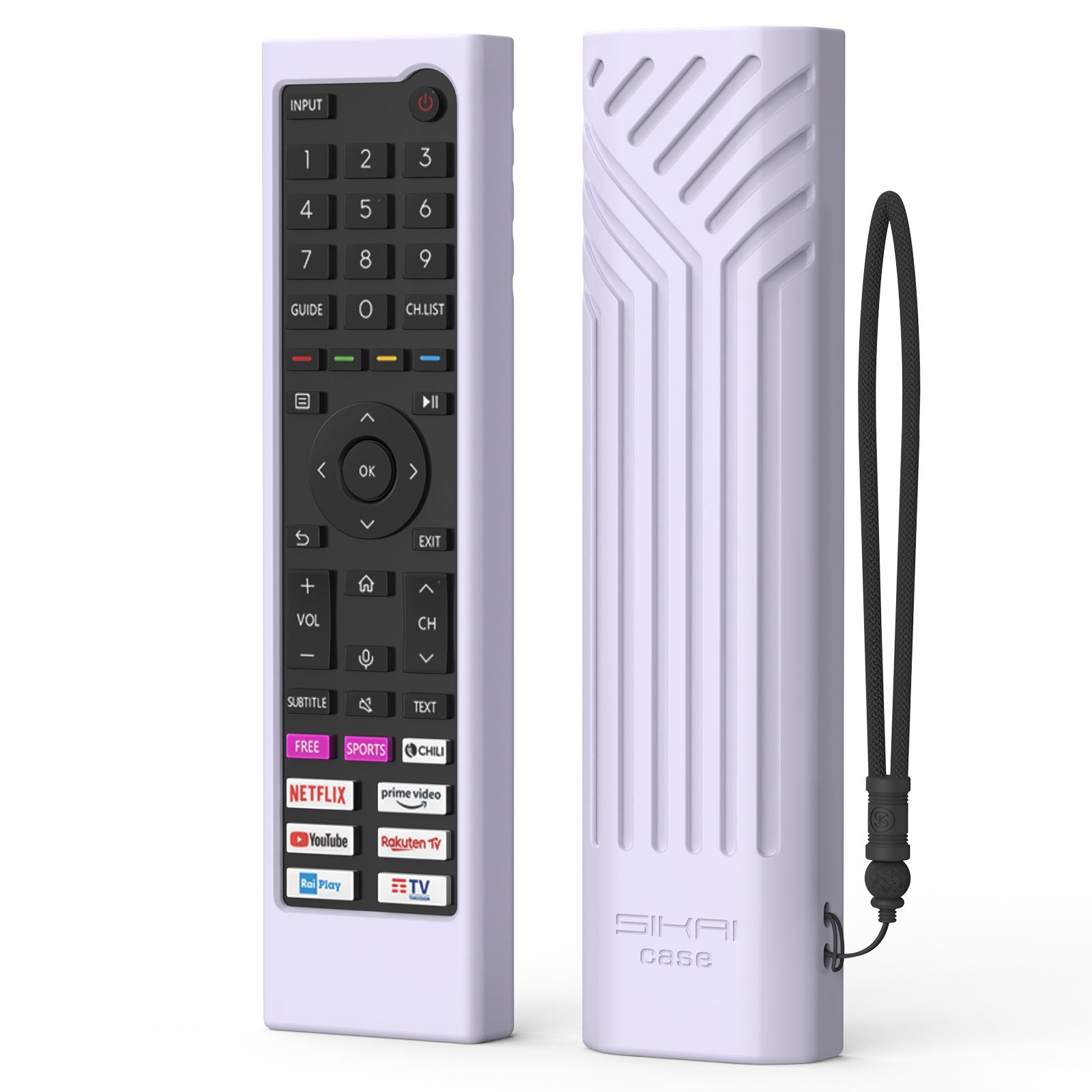 Sikai silicone Vỏ bảo vệ điều khiển điều khiển từ xa cho Hisense ERF3C80H ERF3J80H ERF3D80H ERF3A80 TV SMART TV