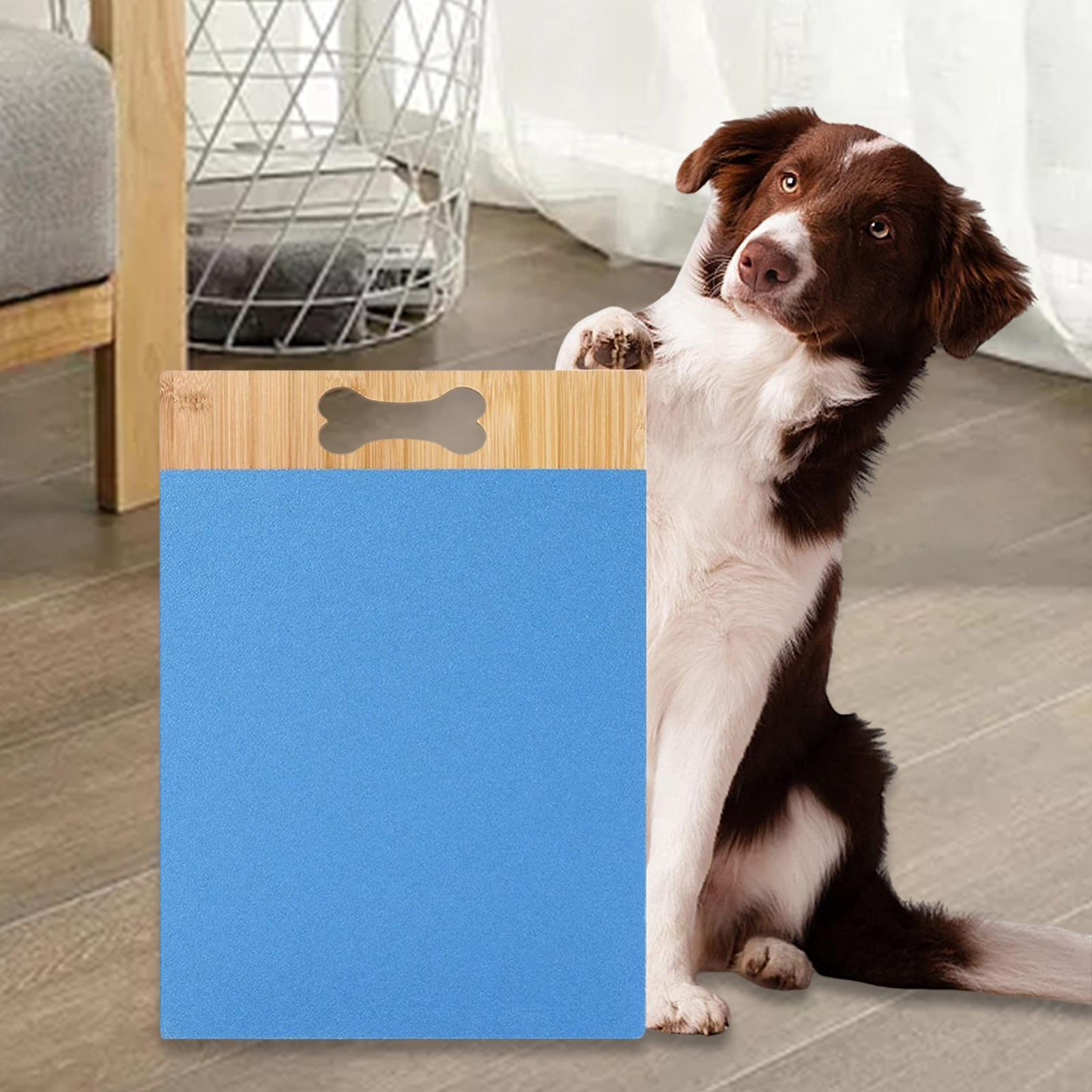 Wood Dog Scratch Pad Nail   to Dog Nail Clippers