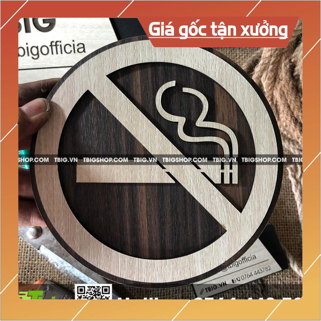 Bảng cấm thuốc gỗ mặt veneer