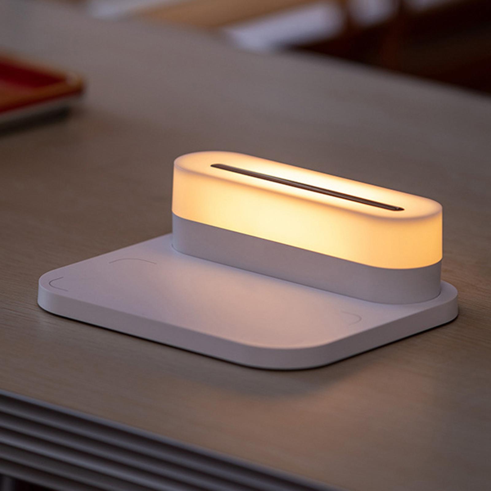 Lamp 15W Fast Wireless Charger Rechargeable Touch Control for Home