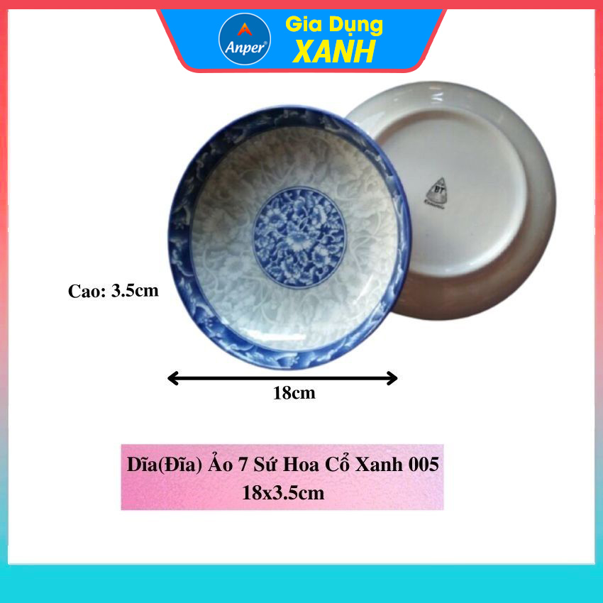 Combo 2 đĩa 3 Đĩa Dĩa  Sứ 15cm 18cm 25cm 30cm   Anper Cao Cấp Phong Cách Nhật Hàn   dĩa sứ dĩa trắng tròn chén đĩa đẹp plate đĩa sứ kiểu đĩa sứ sâu lòng đĩa sứ trang trí