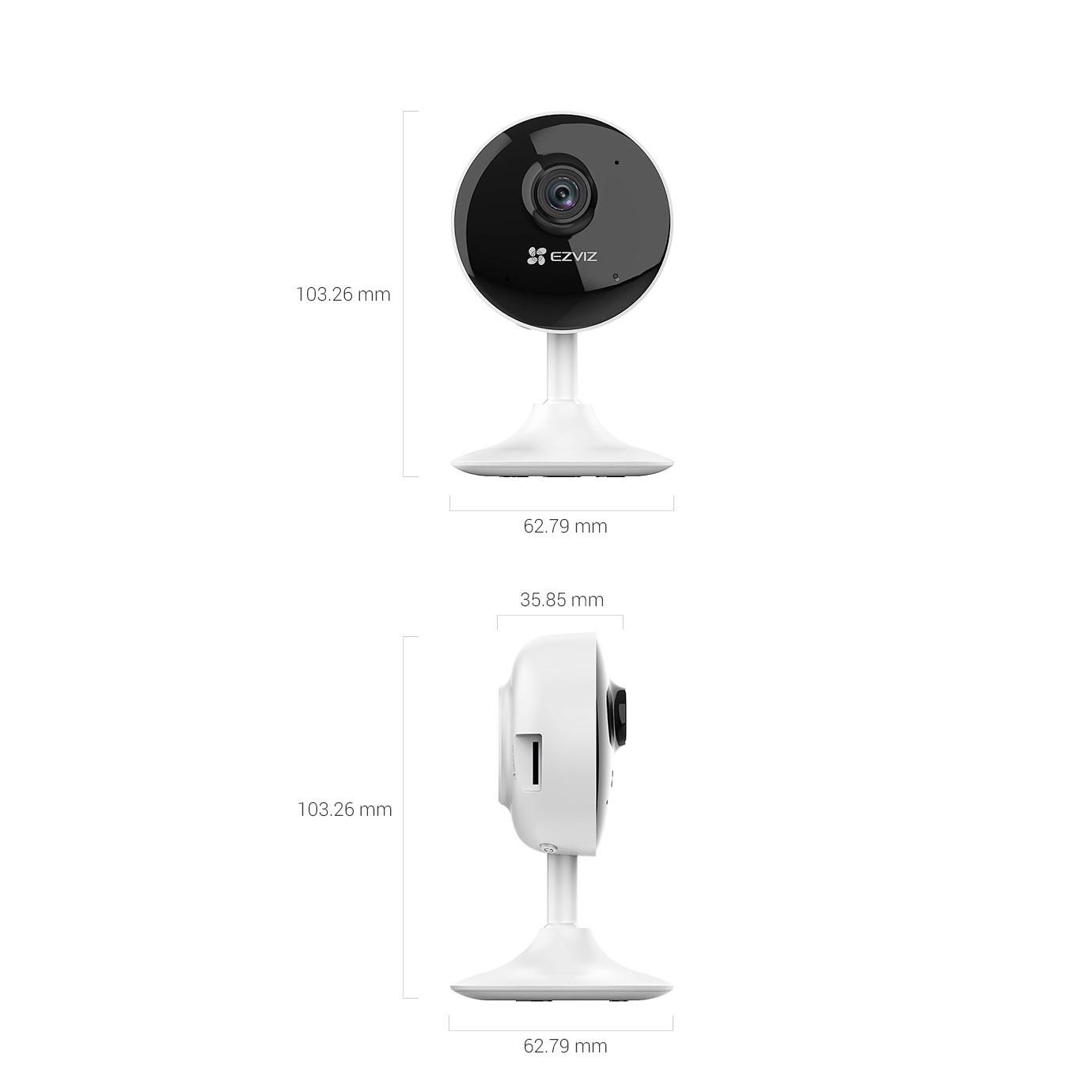 Camera Wi-fi Trong Nhà EZVIZ C1C-B -Hàng Chính Hãng