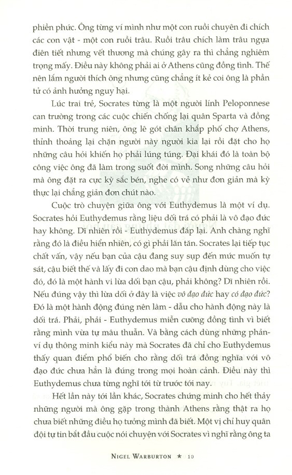 Lược Sử Triết Học - Nigel Warburton - Cao Việt dịch -