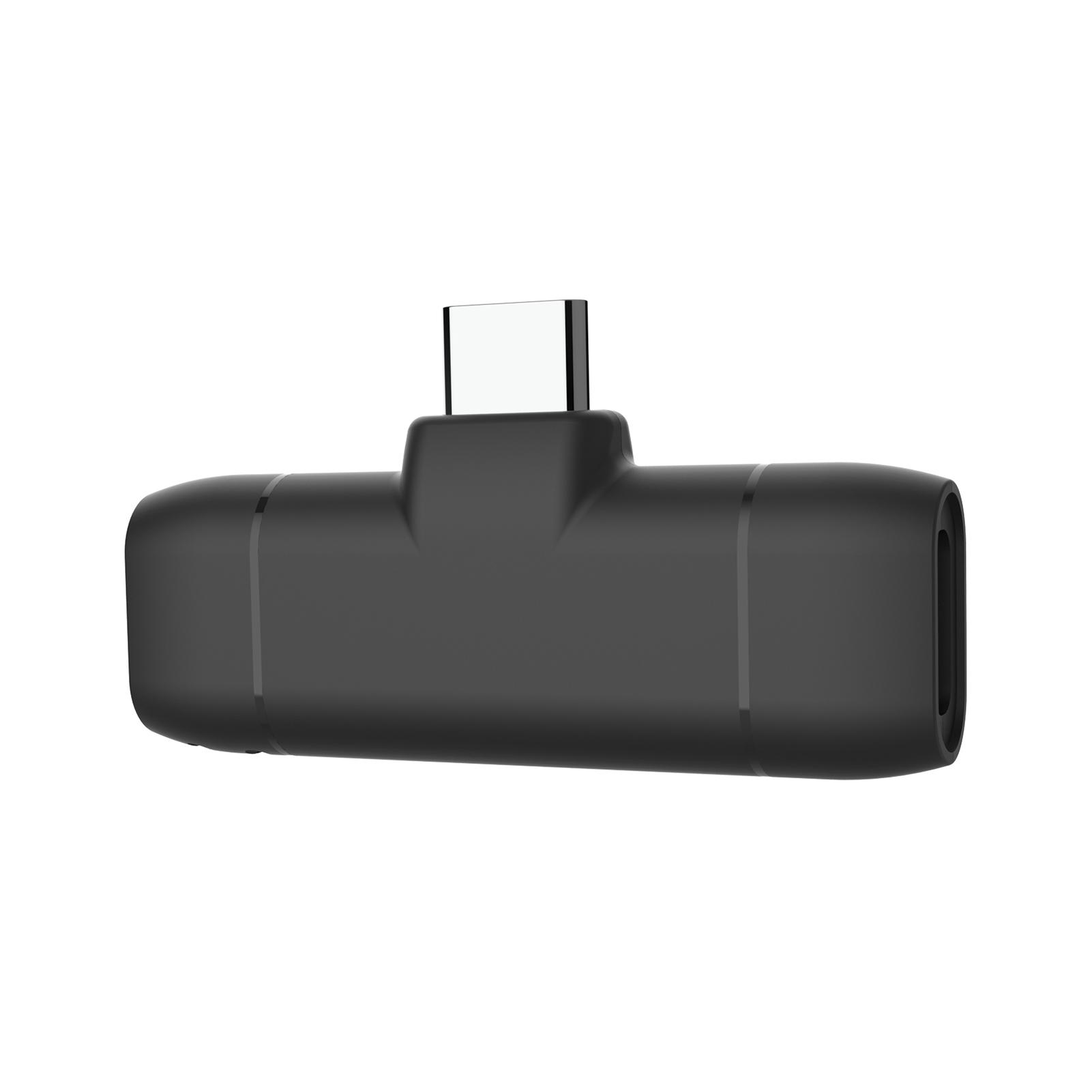 M10 Wireless Lavalier 2.4G Microphone 360°Omnidirectional Lapel Mic Noise Reduction For Type-C Android Smartphone Tablet