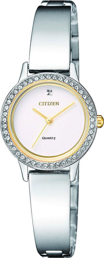 Đồng Hồ Nữ Citizen Dây Thép Không Gỉ EJ6134-50A - Mặt Trắng