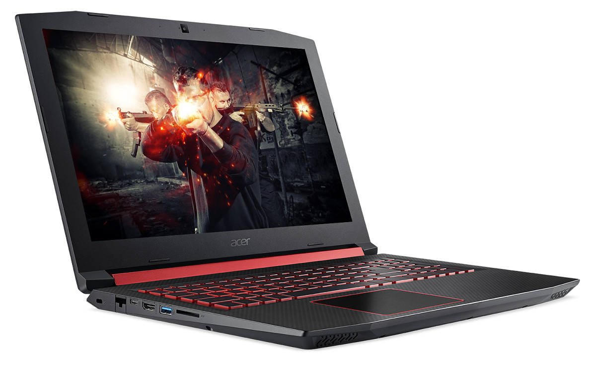 Combo Laptop Acer Nitro 5 AN515-52-51LW NH.Q3LSV.002 Core i5-8300H/Free Dos (15.6 inch) - Black và Balo Acer Predator Gaming PBG590- Hàng Chính Hãng