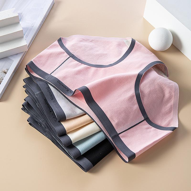 6 Cái/lốc Quần Lót Nữ 100% Cotton Thoáng Khí Đáy Quần Quần Đùi Thoải Mái Quần Lót Thấp Eo Nữ Gợi Cảm Thư Liền Mạch Quần Lót