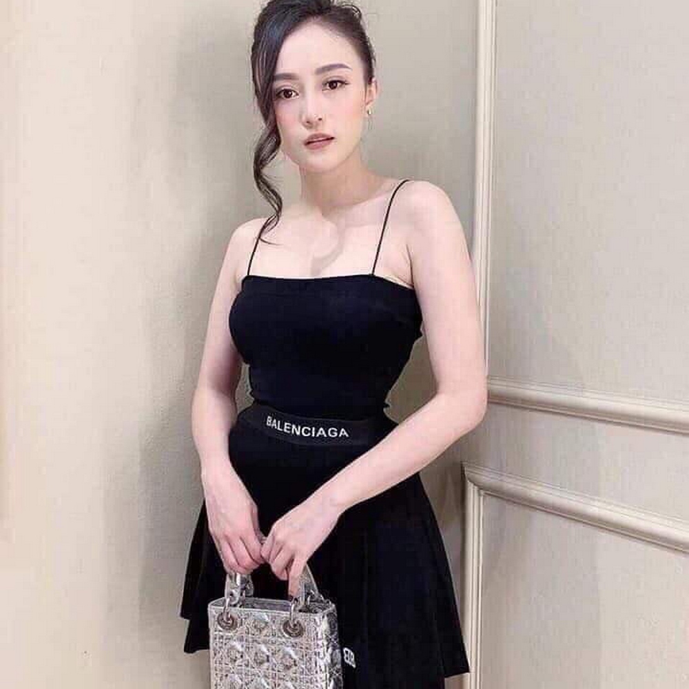 Áo Thun 2 Dây Sợi Bún Chất Cotton Co Dãn Body