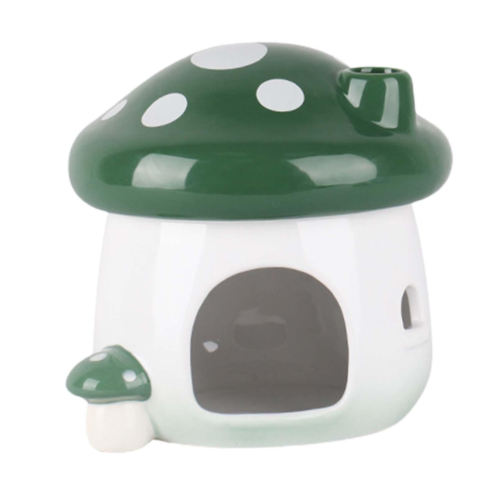 Hamster Houses Hamster Hideouts Ceramic Indoor Outdoor Small Animal Hamster Habitat Hideout Pet Sleeping Nest for Mice Lemmings Critter Rats