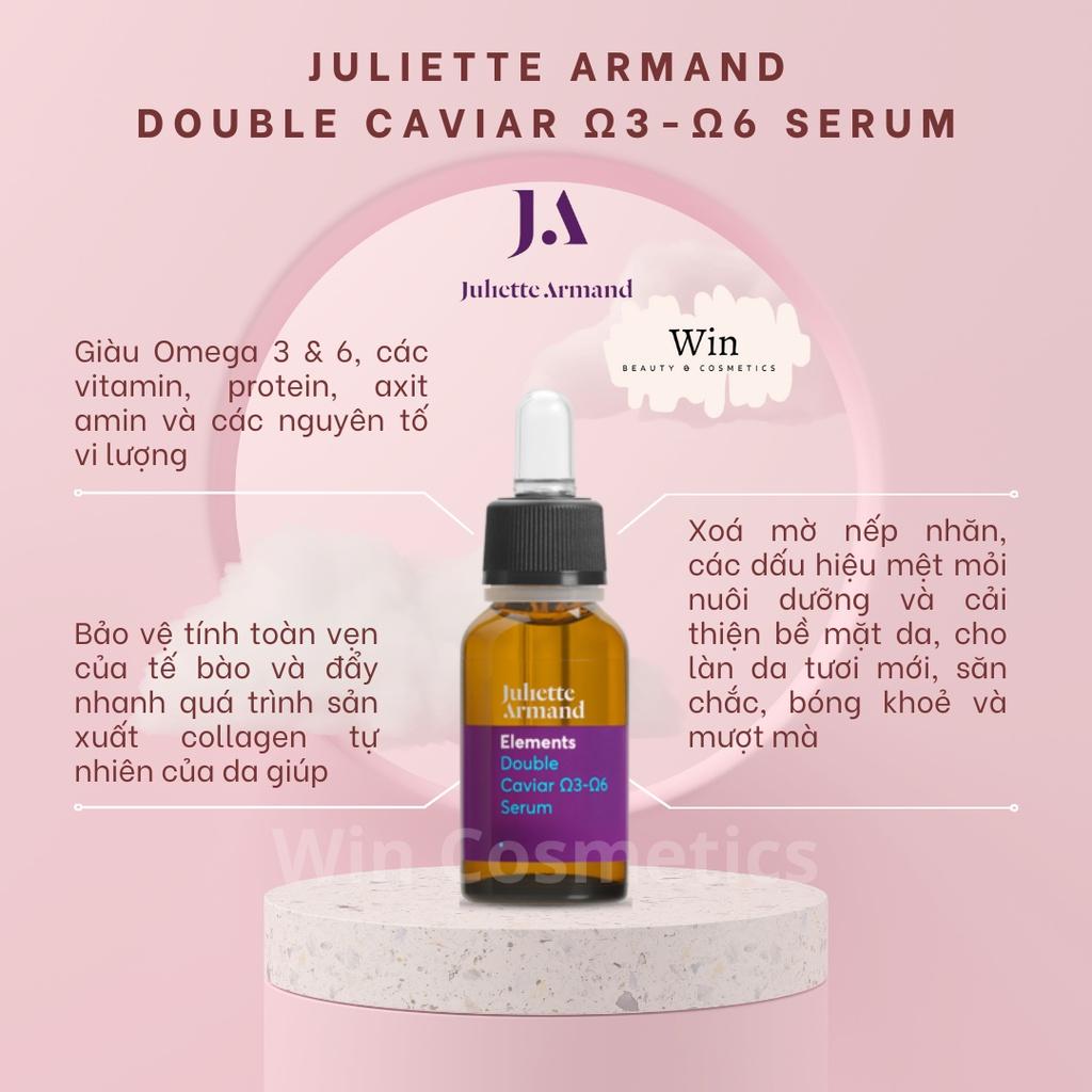 Tinh chất Juliette Armand Double Caviar Ω3-Ω6 Serum trứng cá tầm giàu omega 3&amp;6 tăng sức sống làn da