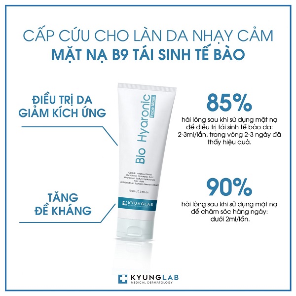 Mặt Nạ B9 Tái Sinh Tế Bào Da Kyung Lab Bio Hyaluronic Face Mask