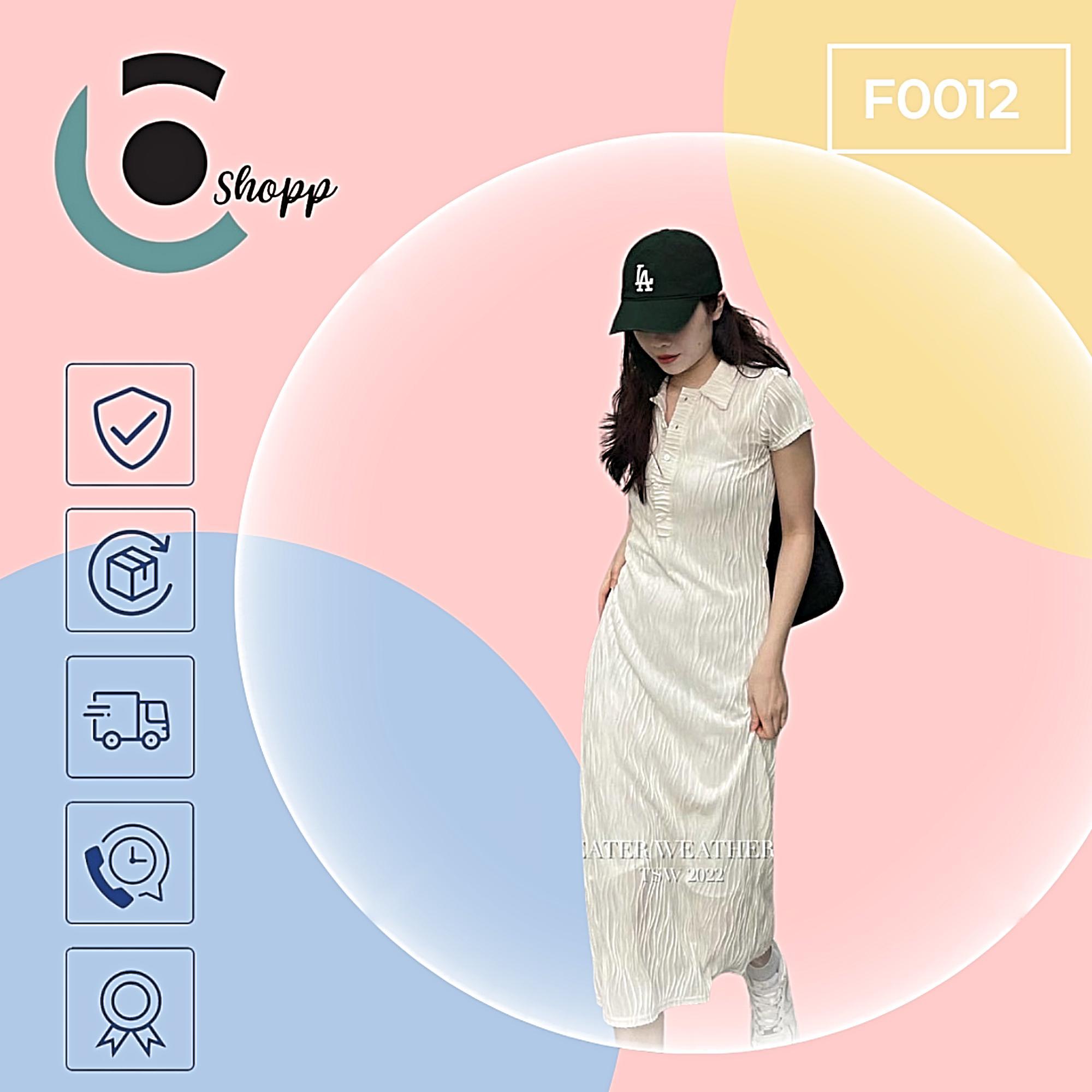 Váy polo sóng nhăn  cao cấp