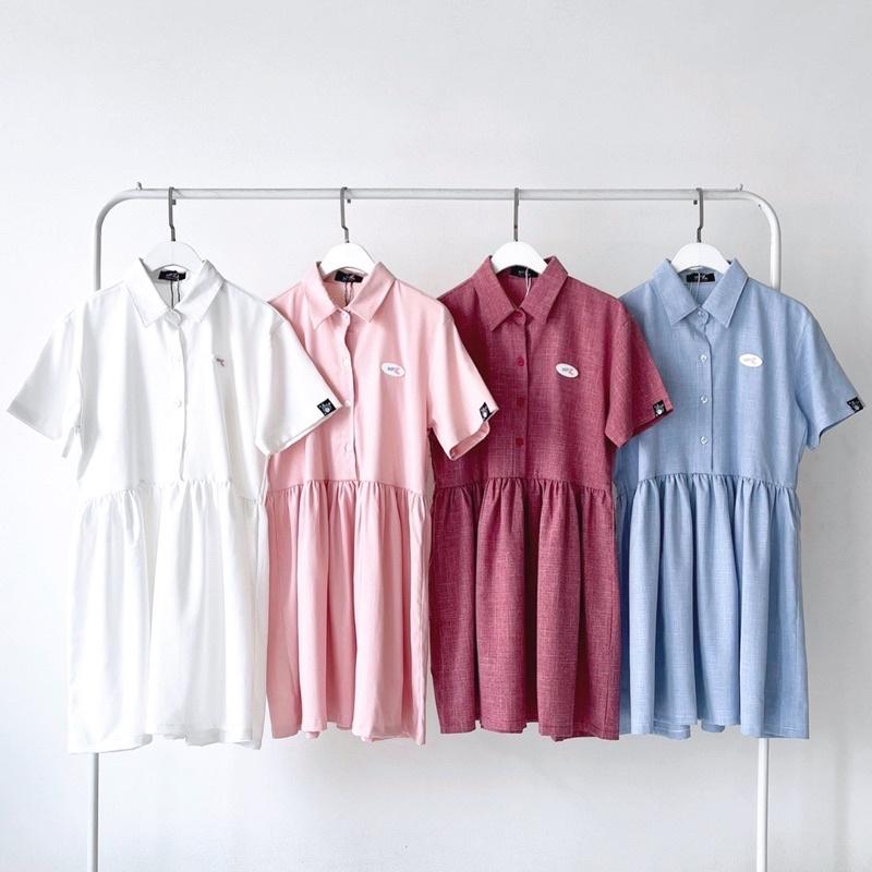 UPZ Đầm Babydoll Logo Chữ