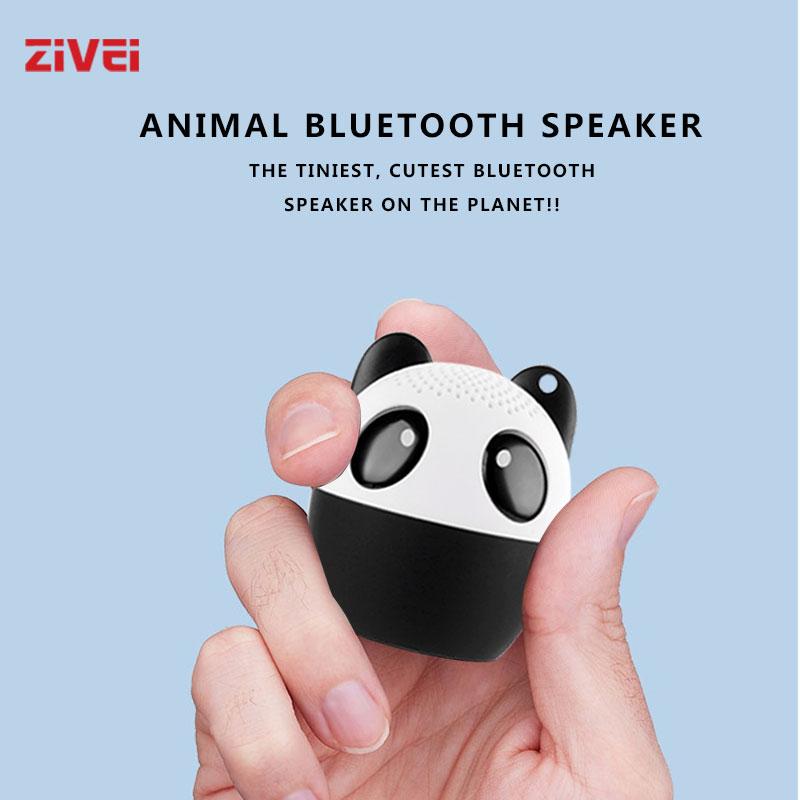 Zivei Mini Bluetooth Loa Animal Wireless Loa nhỏ Di động Music Subwofer Cột Bass Stereo Người chơi Người chơi Màu sắc Giáng sinh: Panda