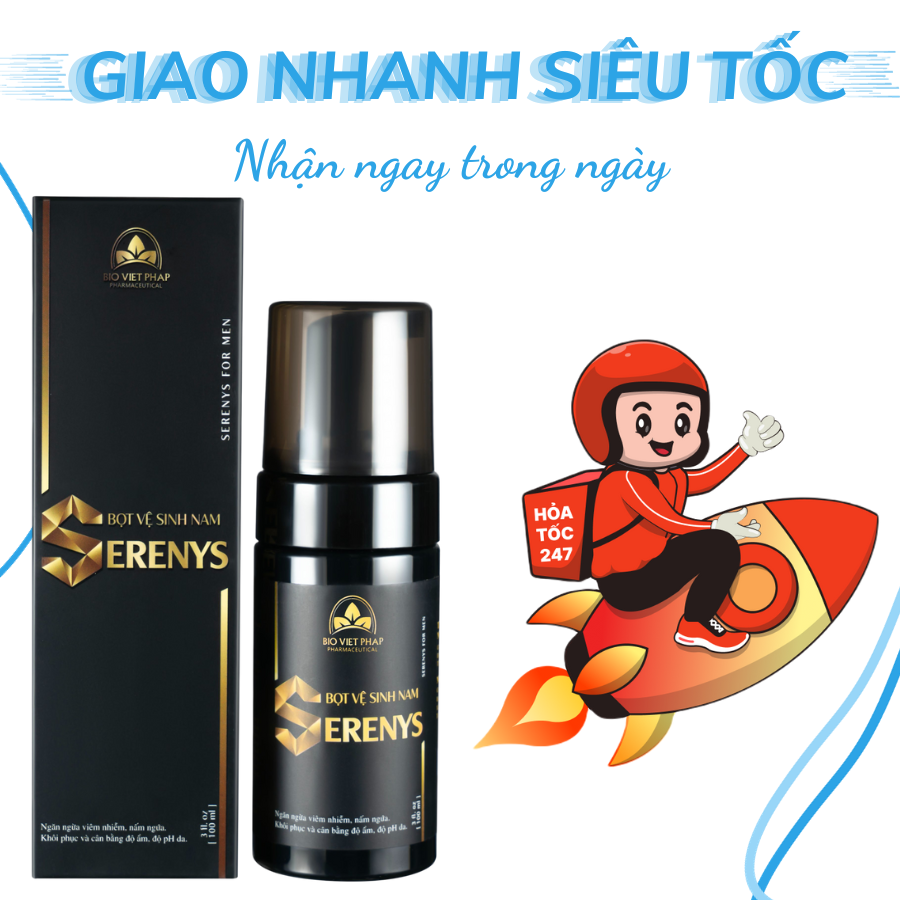 Dung Dịch Vệ Sinh Nam Serenys Dạng Bọt 100Ml - Khử Mùi Hôi Ở Nam