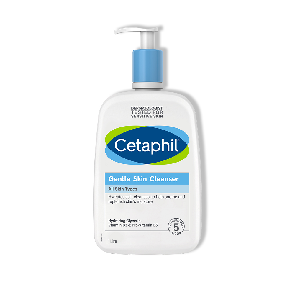 Sữa rửa mặt dịu lành cho da nhạy cảm Cetaphil Gentle Skin Cleanser 1000ml 