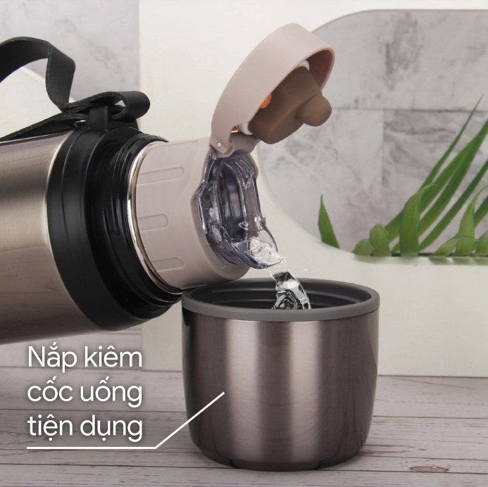 Phích Giữ Nhiệt 2GOOD FLASK B16 Pha Trà Cao Cấp Tiện Lợi - Hàng Chính Hãng