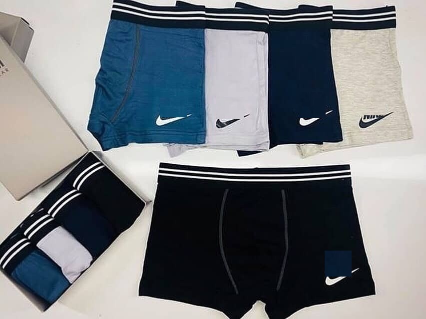 Hộp 3 Chiếc Quần Lót Nam Đùi Cạp sọc Cotton Thun Siêu Mềm Mát màu ngẫu nhiên