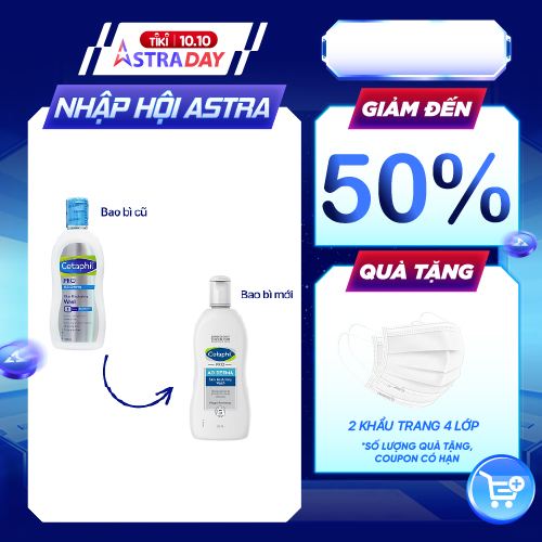 Sữa tắm dưỡng ẩm cho viêm da cơ địa Cetaphil Pro AD Derma Wash 295ml