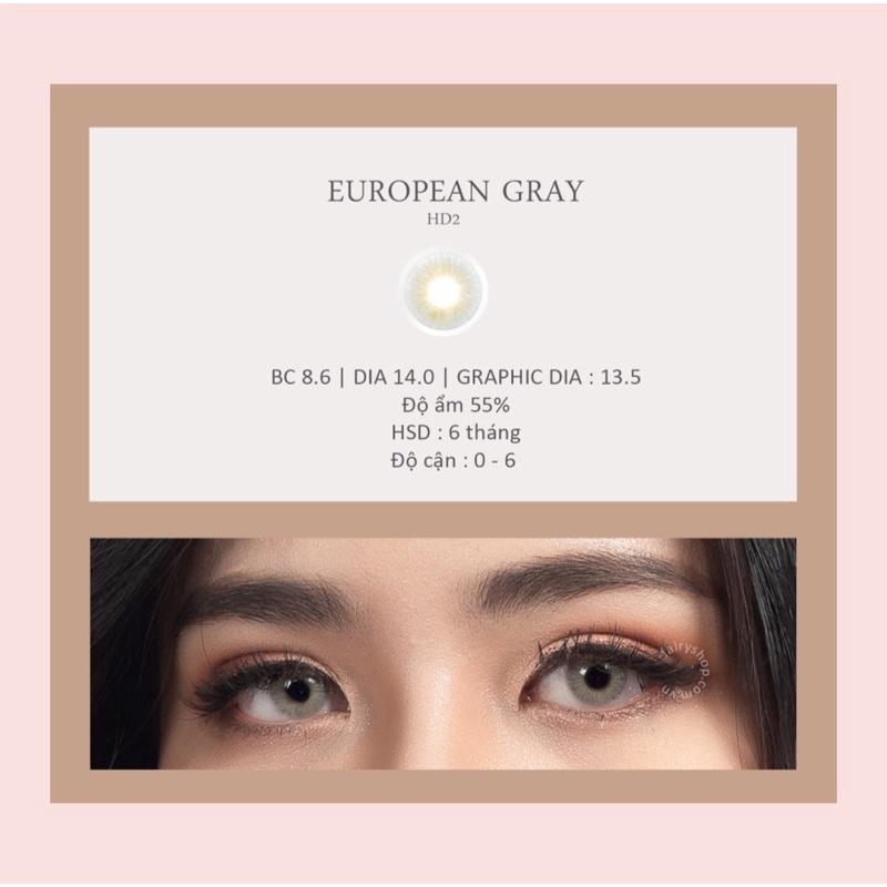 Áp tròng Iris HD2 gray European eyes 14.0mm - Kính Áp Tròng FAIRY SHOP CONTACT LENS