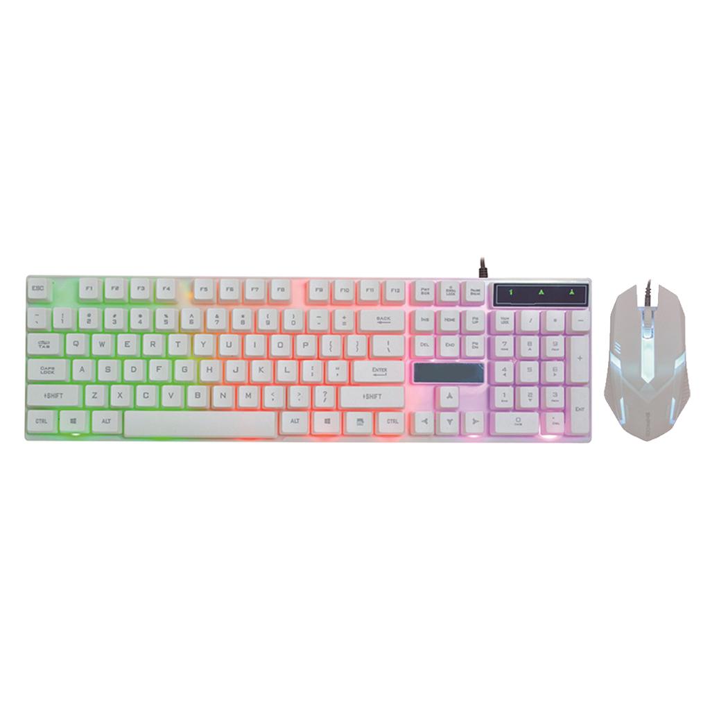 Gaming Keyboard Mouse Combo Set RGB LED Backlight