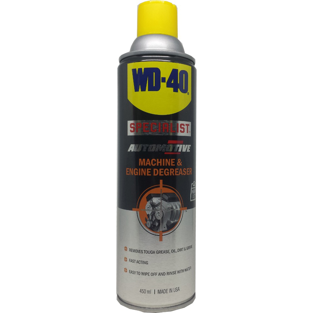 Chai Tẩy nhờn dầu mỡ mạnh mẽ WD-40 Machine &amp; Engine Degrease 450ml