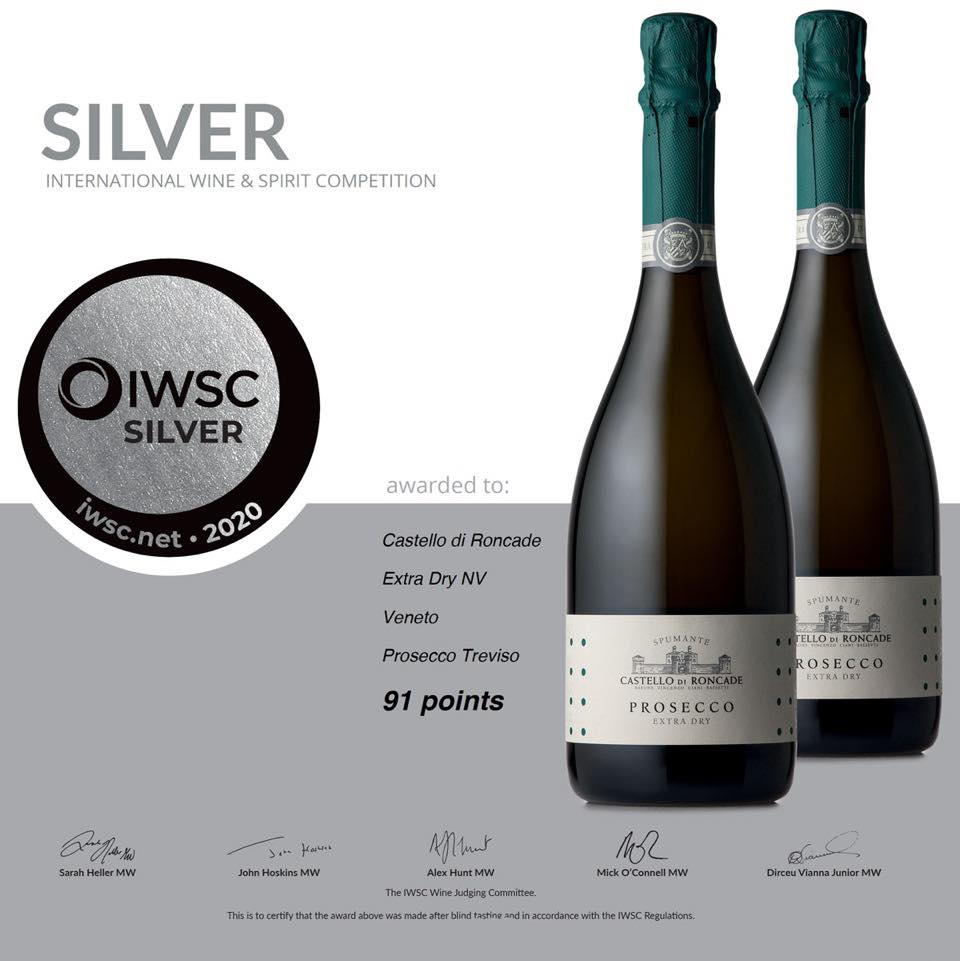 Rượu vang nổ,vang sủi tăm Castello di Roncade Prosecco DOC Extra Dry