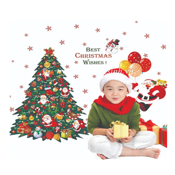 Decal Dán Tường Cây Thông Noel PK453 (60 x 90 cm)