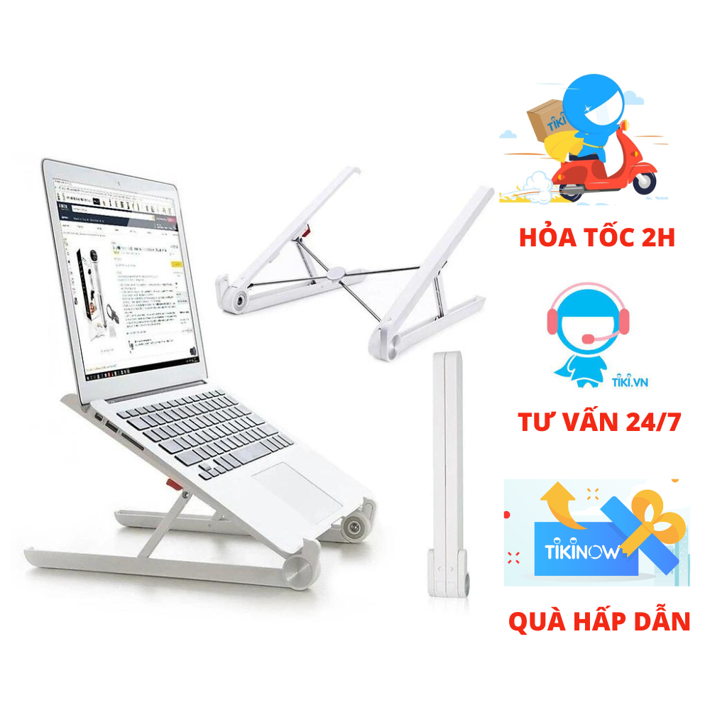 Giá Đỡ/ Đế Đỡ Laptop, Máy tính để bàn tản nhiệt T1 chất liệu hợp kim chắc chắn - Hàng chính hãng