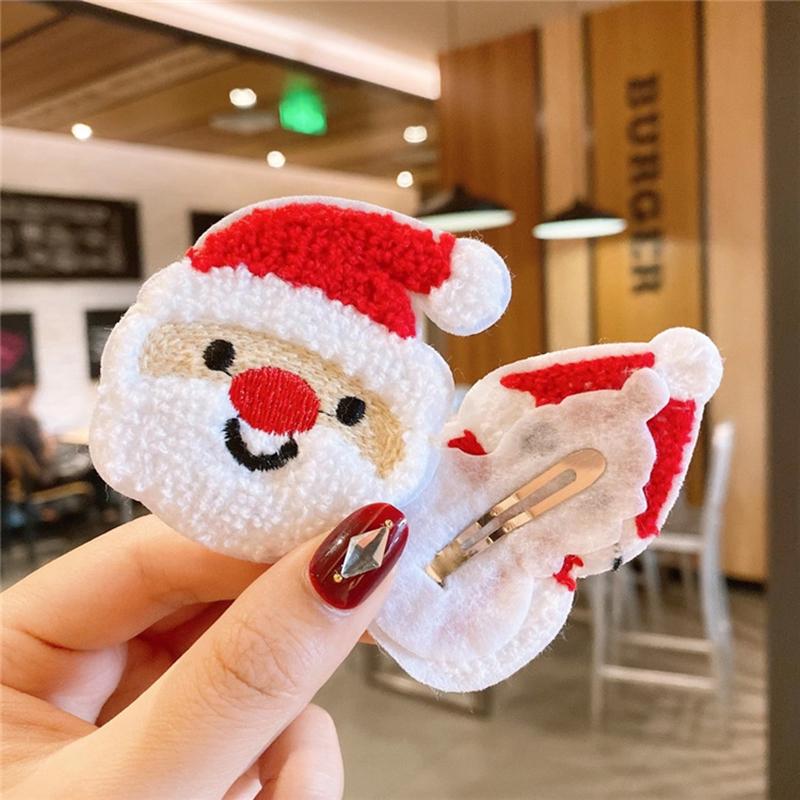 Kẹp Tóc Phong Cách Giáng Sinh Cho Bé Gái