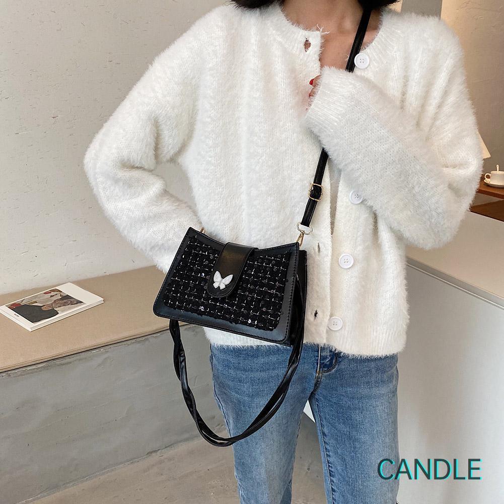 Túi Đeo Chéo Đính Kim Sa Lấp Lánh Sang Trọng