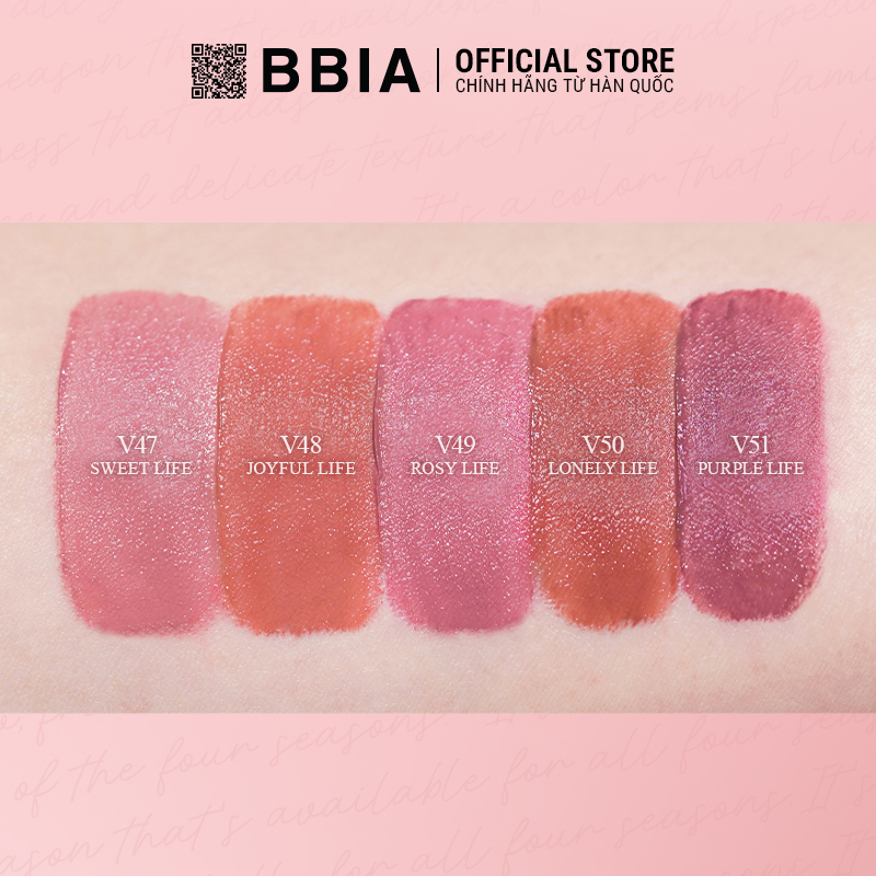 Son kem lì BBIA Last Velvet Tint  MLBB Edition